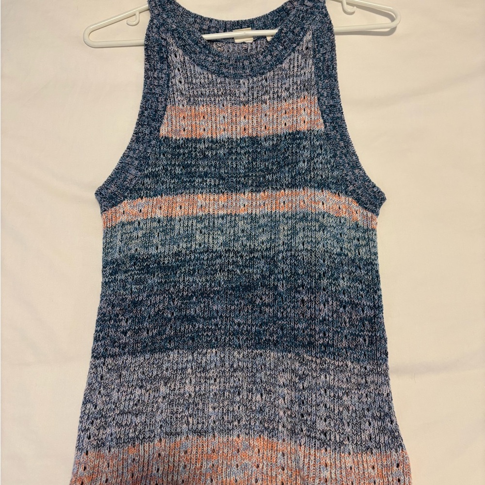 Gap knit multi colour tank top